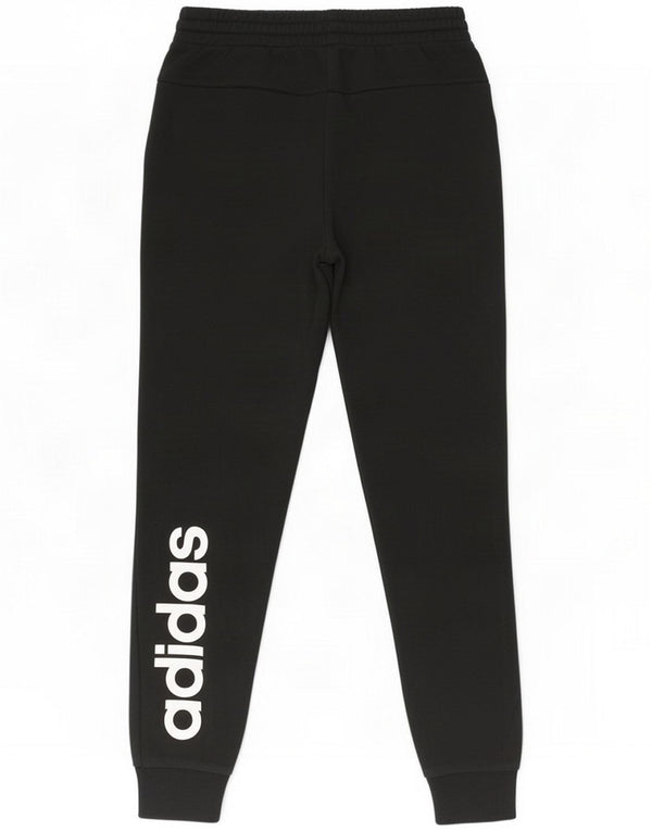 Adidas Pantalon de survêtement graphique pour femme Joggers UK 8/10 Petit Noir Coton