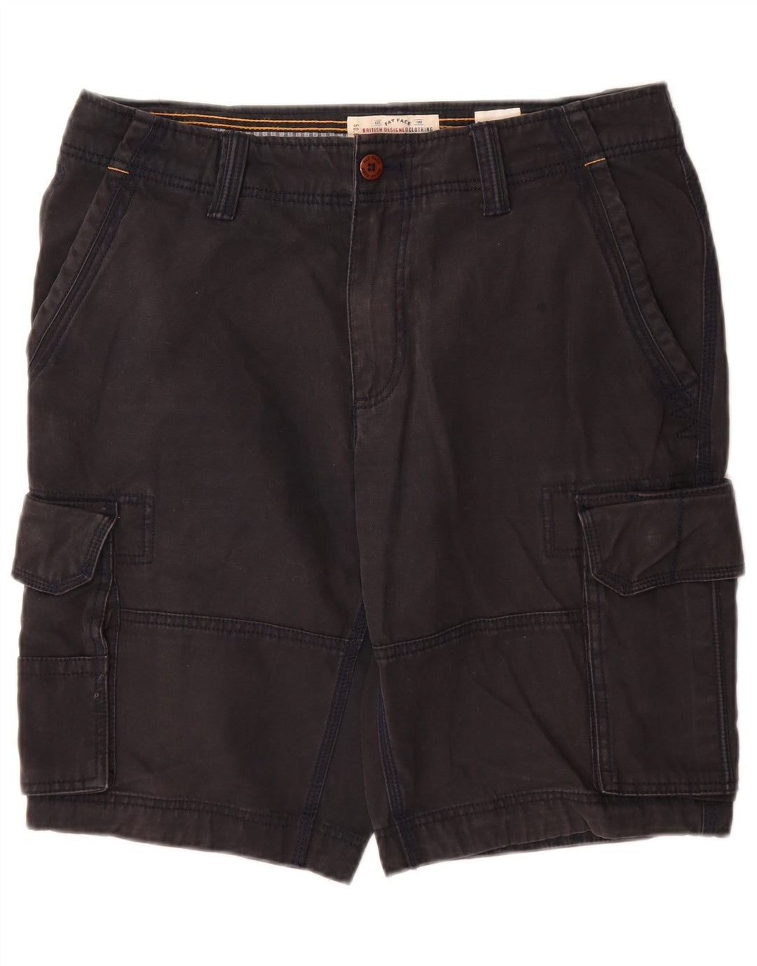 FAT FACE Short Cargo Homme W34 Large Bleu Marine Coton