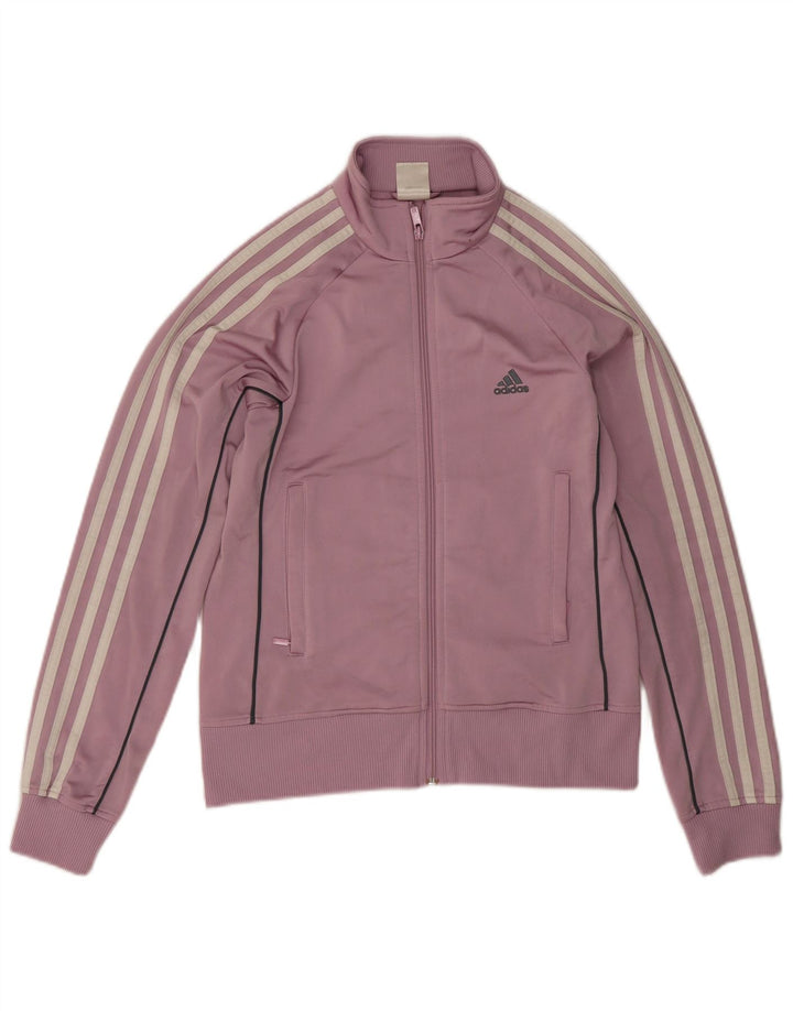 Adidas Veste de survêtement pour femme UK 12 Violet moyen Polyester