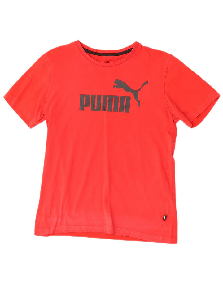 Puma T-Shirt Graphique Homme Petit Rouge Coton