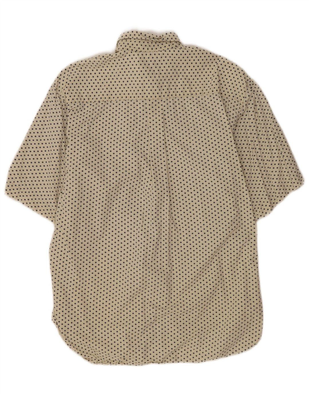 Replay Chemise à Manches Courtes Homme Beige Moyen Tacheté Coton