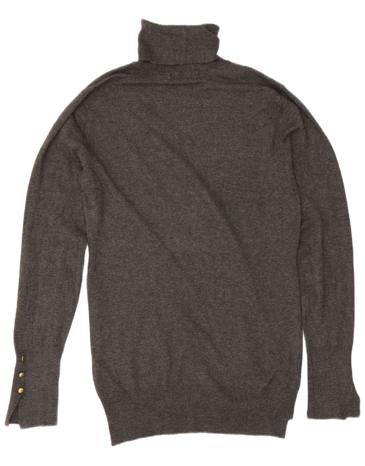 Zara Pull col roulé pour femme UK 14 Large Gris