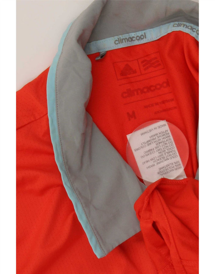 Adidas Polo Climacool Rugby Homme Orange Moyen Polyester