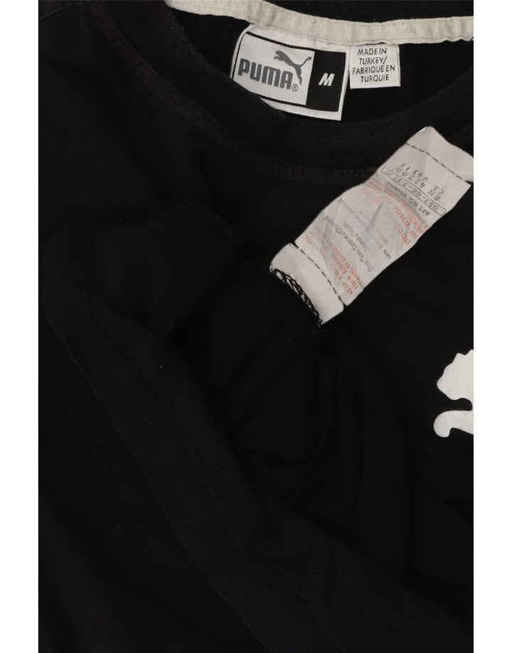 Puma T-Shirt Graphique Homme Noir Moyen Coton