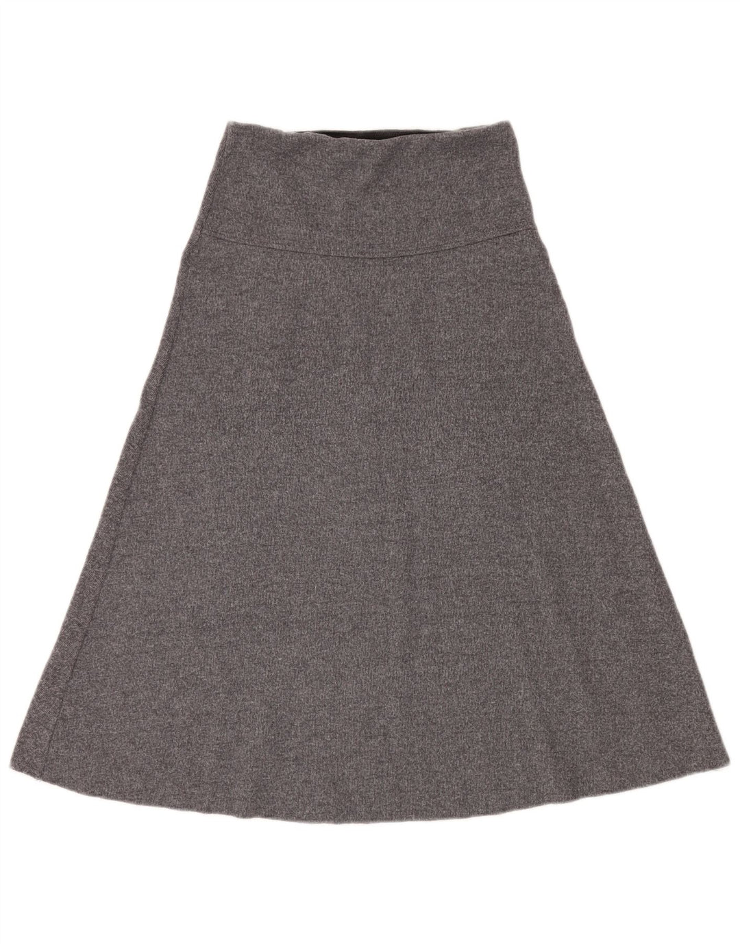 Zara Femme Jupe Trapèze Taille Haute Petit W26 Gris Polyester