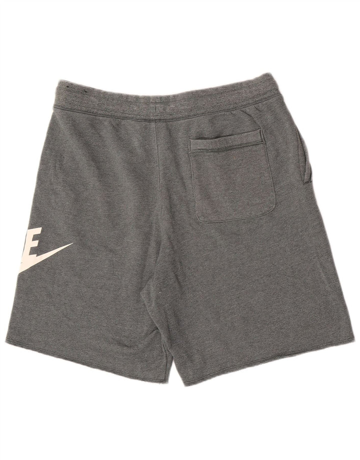 Nike Short de sport graphique pour homme en coton gris Taille L
