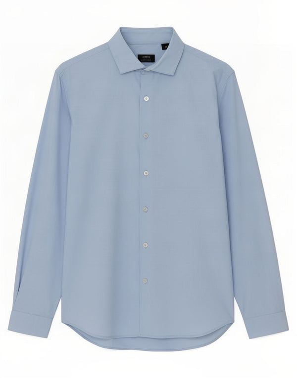 Liu Jo Mens Slim Fit Shirt Size 40 Medium Blue Cotton