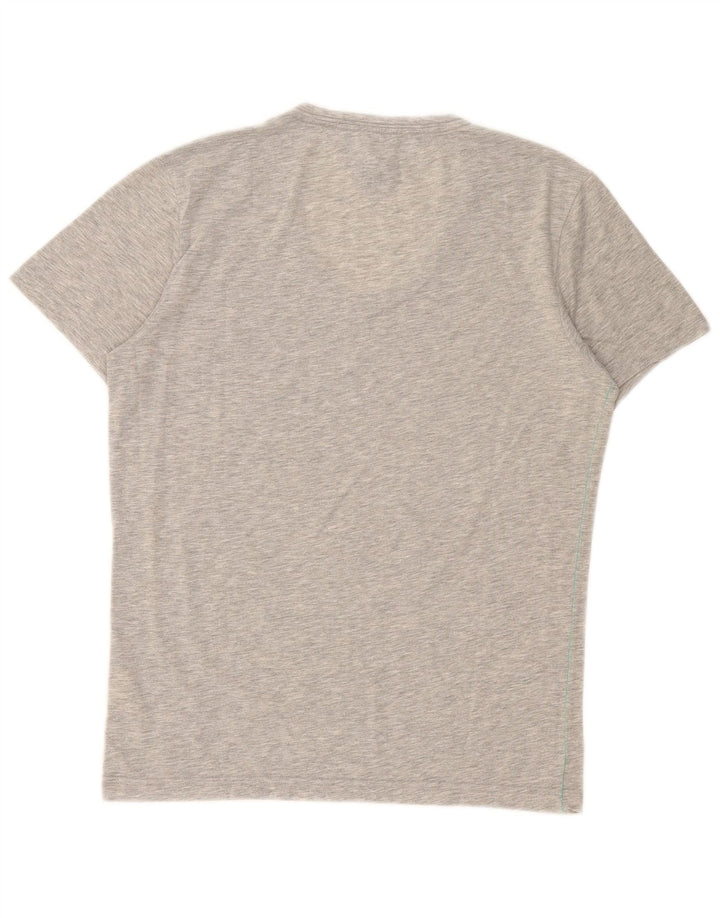 Tommy Hilfiger T-Shirt Graphique Homme Gris Moyen Moucheté Polyester