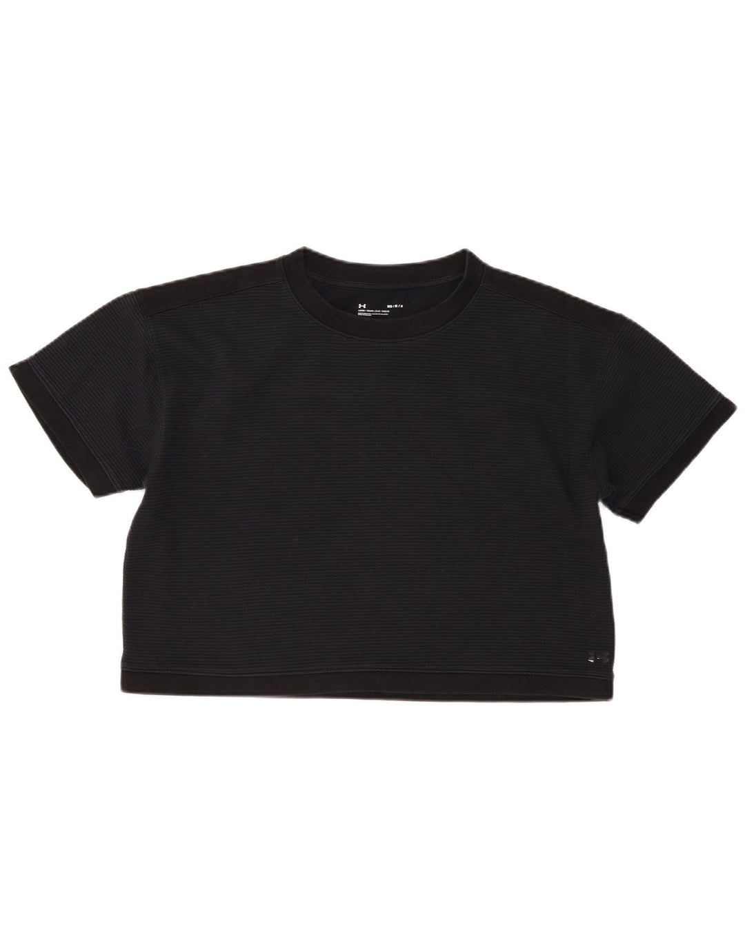 Under Armour T-shirt graphique surdimensionné pour femme UK 14 Noir moyen