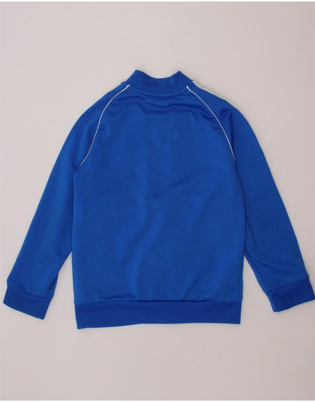 ADIDAS Boys Tracksuit Top Jacket 5-6 Years Blue Polyester Vintage Adidas and Second-Hand Adidas from Messina Hembry 