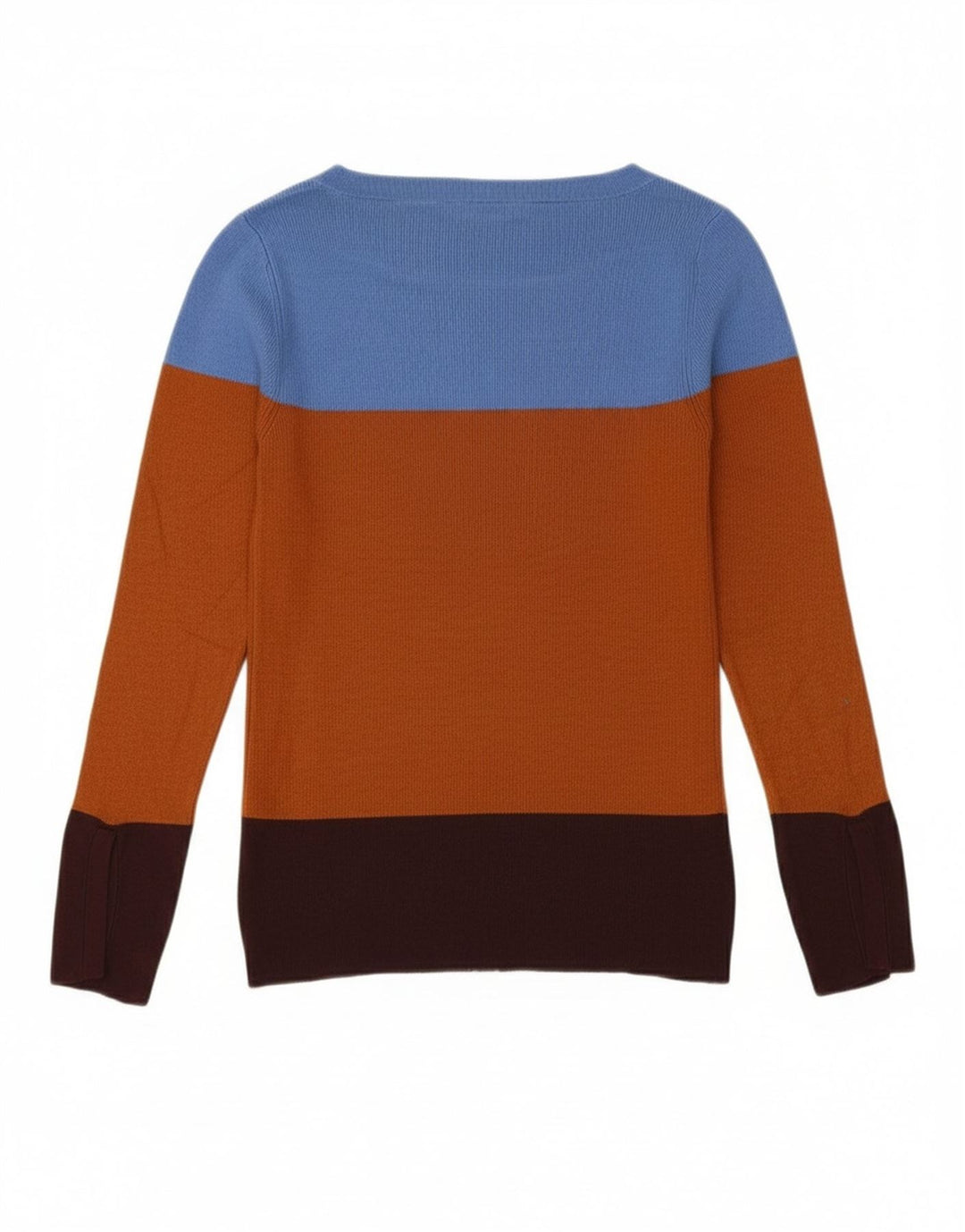 OASIS Womens Boat Neck Jumper Sweater UK 8 Small Multicoloured Colourblock