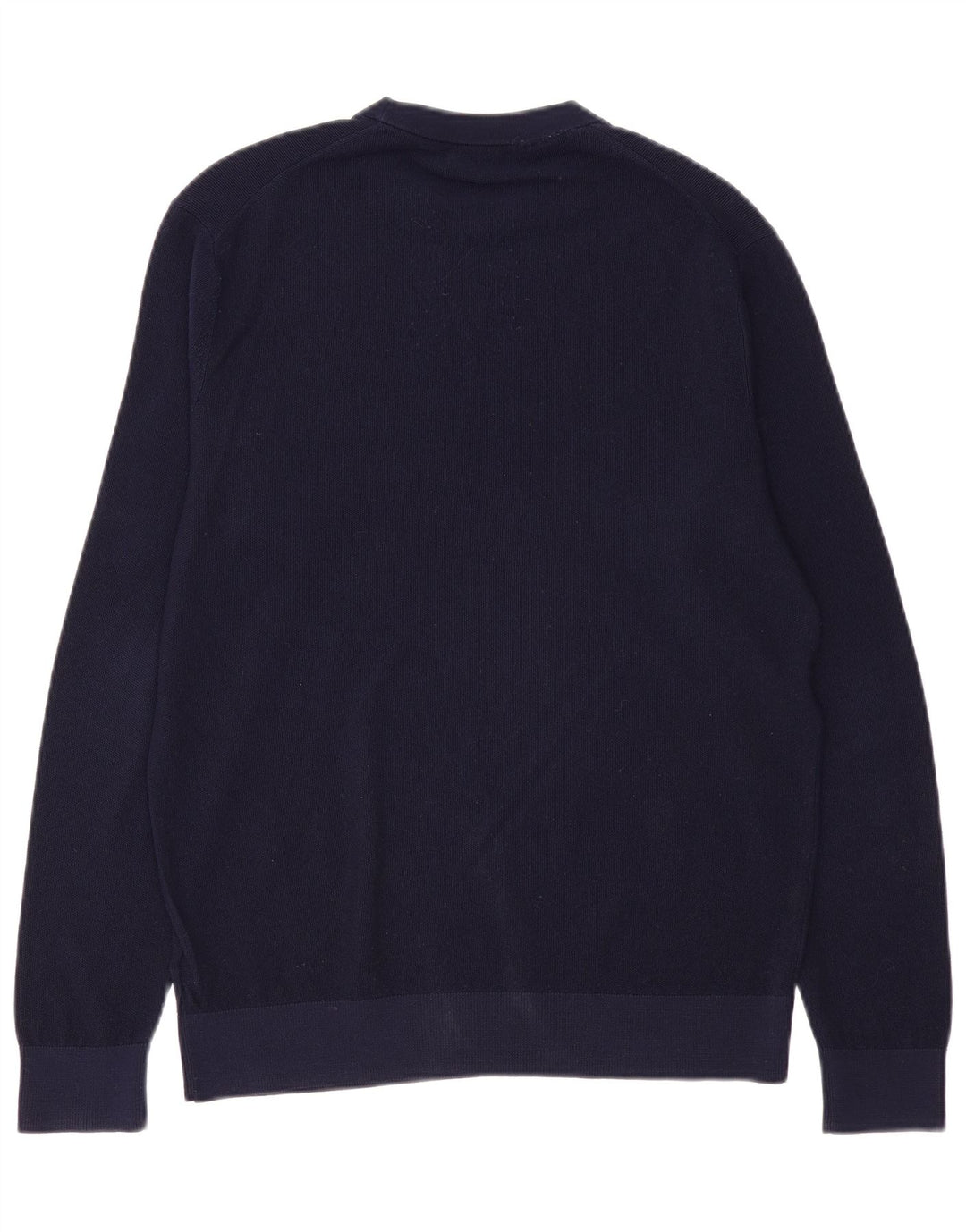 BROOKS BROTHERS Pull à col rond pour homme en laine mérinos bleu marine moyen