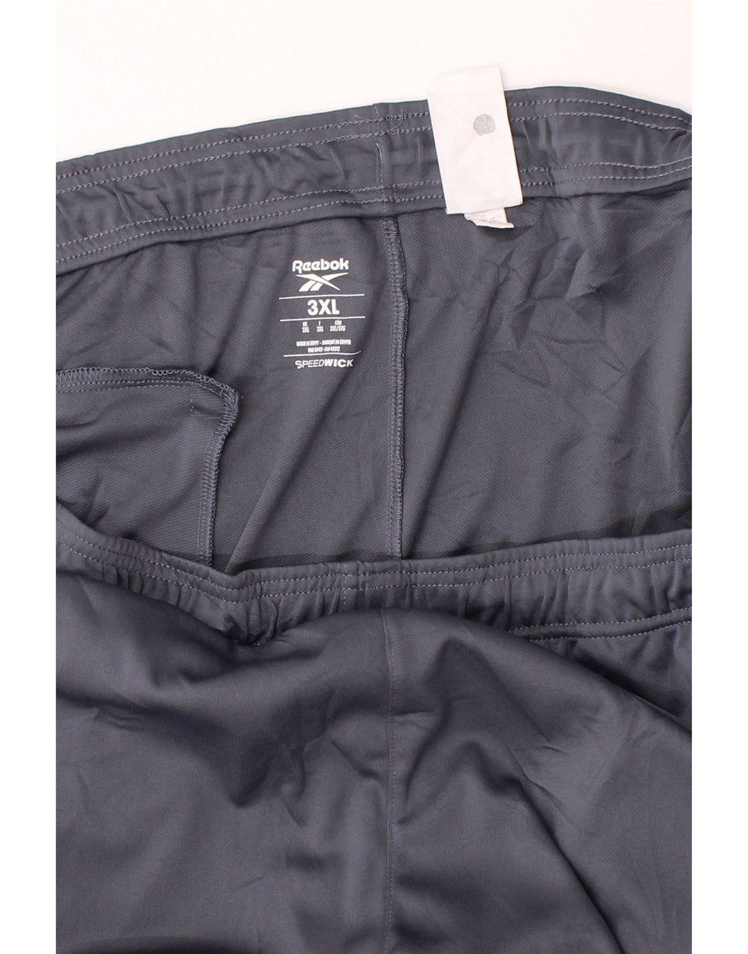 REEBOK Mens Tracksuit Trousers 3XL  Grey Polyester Vintage Reebok and Second-Hand Reebok from Messina Hembry 