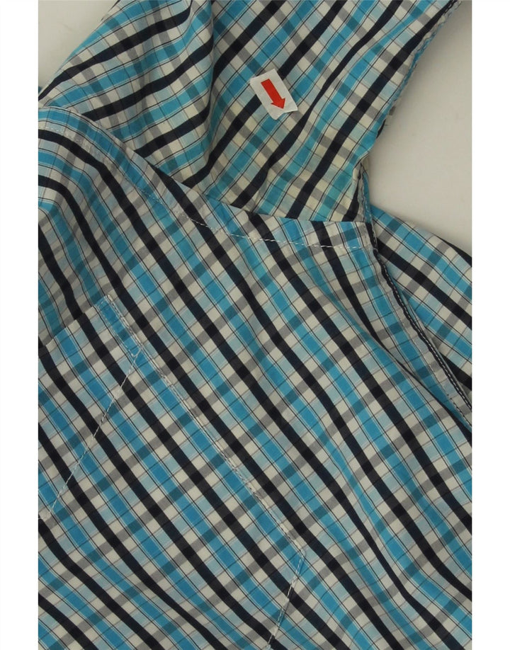 Sergio Tacchini Chemise Homme Bleu Moyen Carreaux Coton