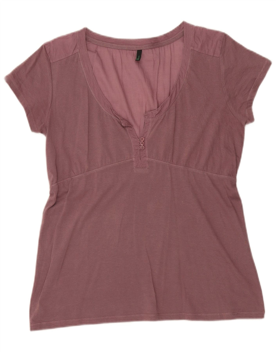 Benetton Chemisier Top UK 44 Rose Moyen Femme