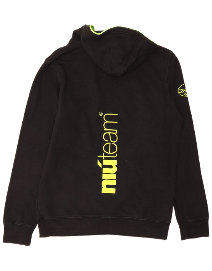 Mizuno Pull à capuche graphique pour homme Grand coton noir