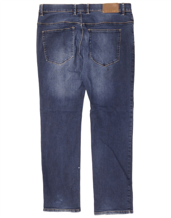 French Connection Jean Slim Homme W36 L32 Bleu Coton