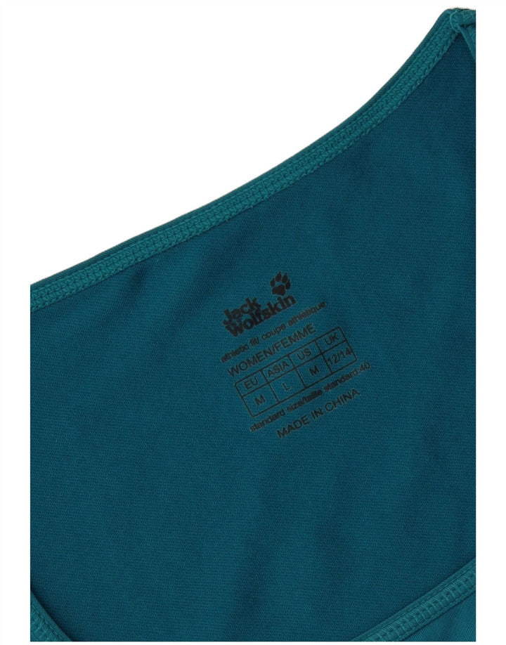 JACK WOLFSKIN Débardeur Femme UK 12/14 Bleu Moyen