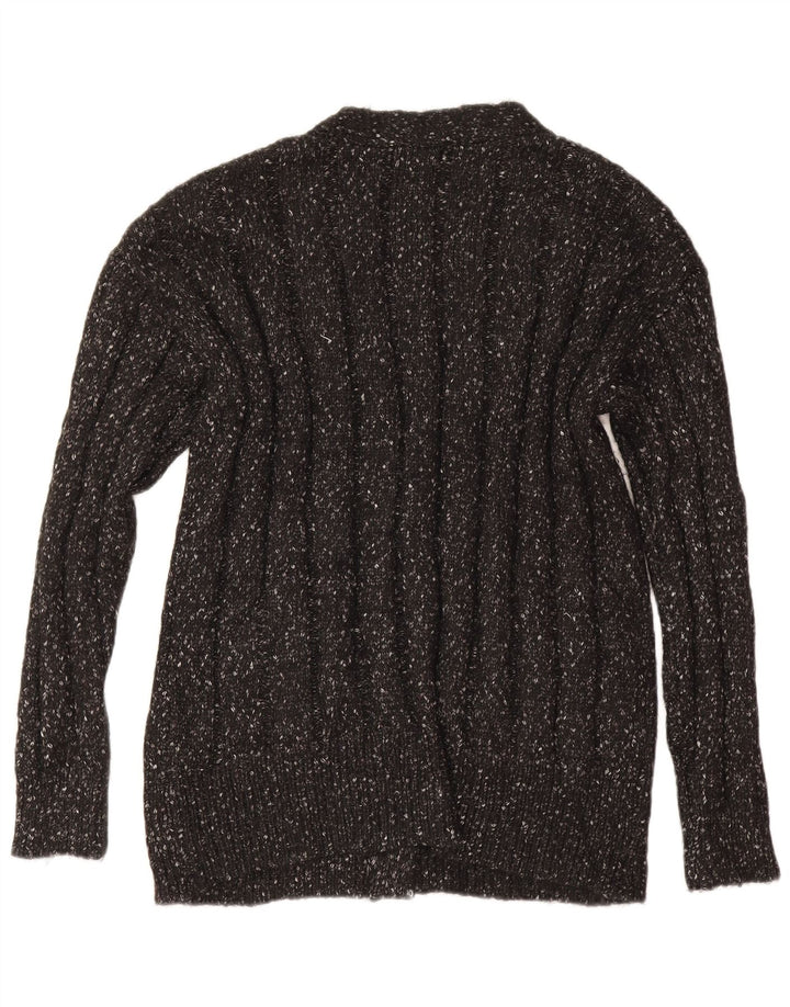 Marks & Spencer Pull cardigan surdimensionné pour femme UK 16 Grand gris moucheté