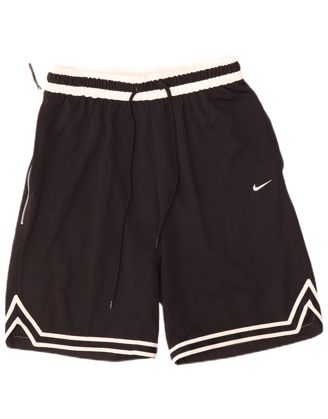 Nike Short de sport Dri Fit pour homme en polyester color block noir moyen