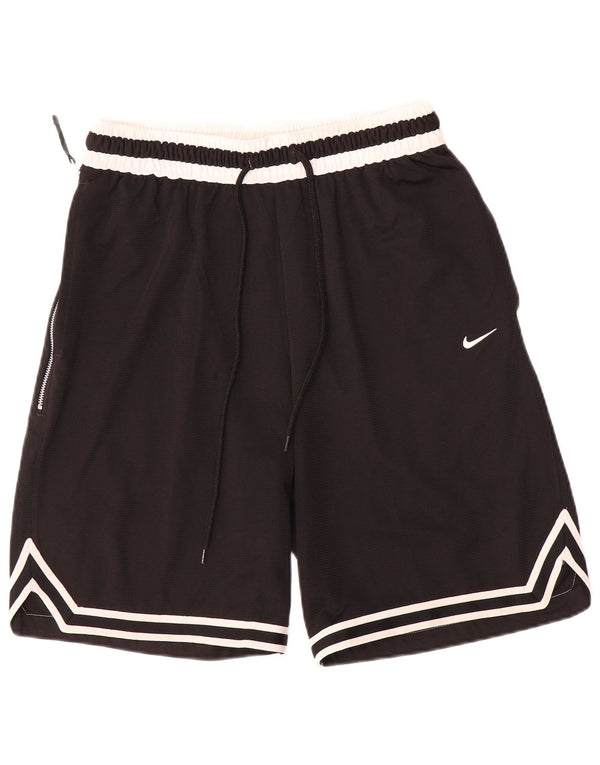 Nike Short de sport Dri Fit pour homme en polyester color block noir moyen