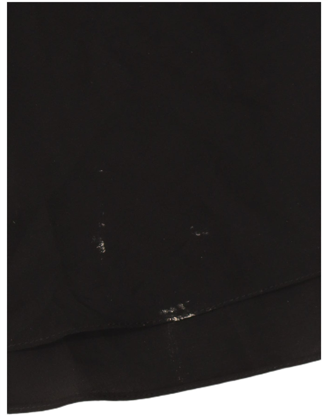 ZARA Femme Robe trapèze à volants sur le devant UK 18 XL Noir Polyester