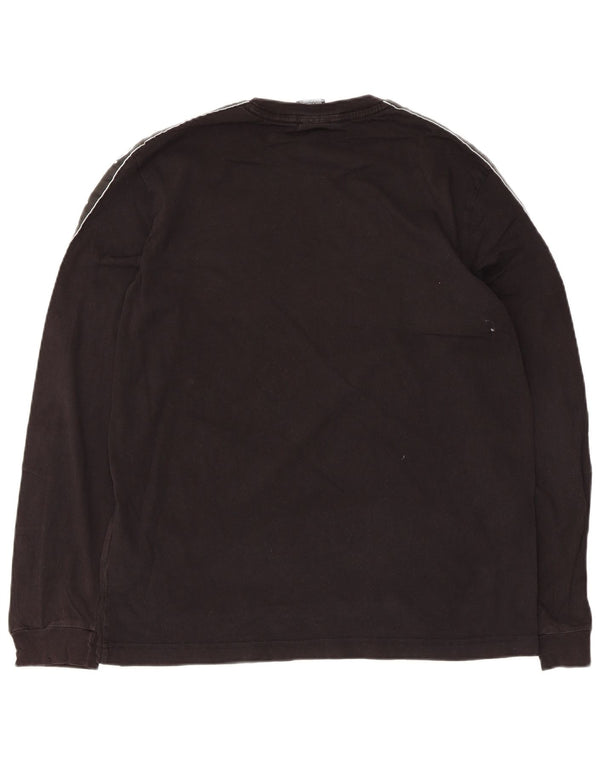 Champion Haut graphique à manches longues pour homme en coton noir Taille L
