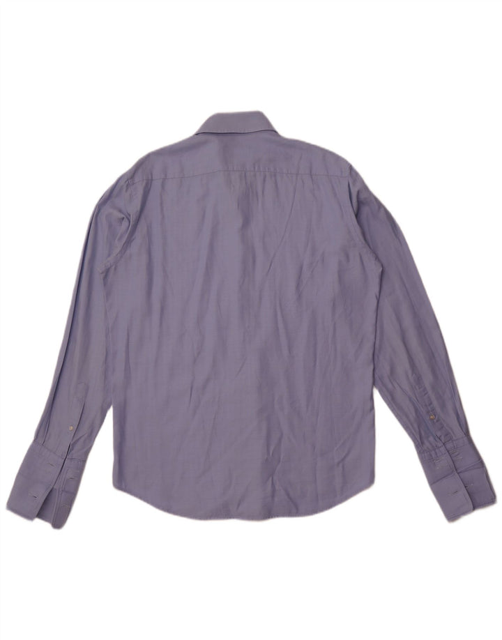 Hugo Boss Chemise formelle coupe régulière pour homme Taille 39 15 1/2 Bleu moyen