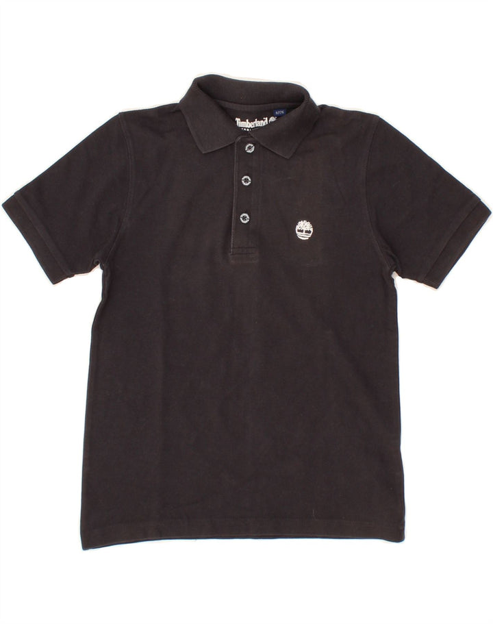 TIMBERLAND Boys Polo Shirt 7-8 Years Grey Cotton Vintage Timberland and Second-Hand Timberland from Messina Hembry 