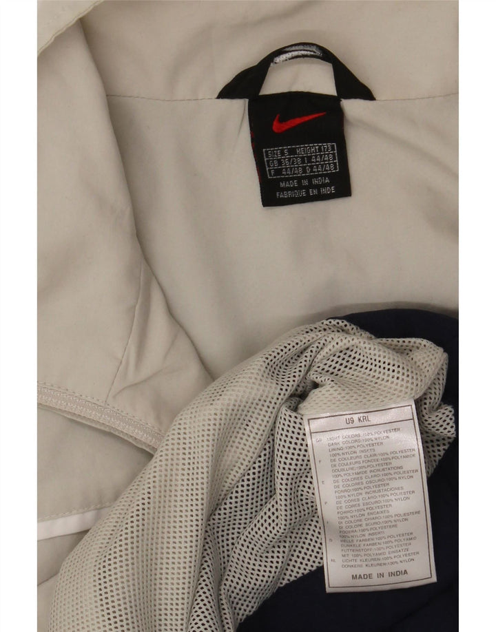 Nike Veste de survêtement pour homme UK 36/38 Petit Gris Colorblock Polyester