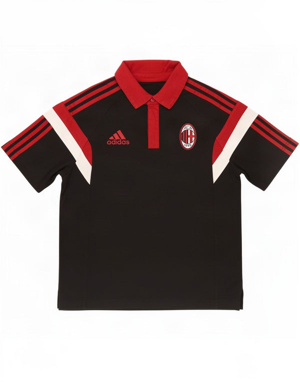 Adidas Polo graphique AC Milan pour homme Small Noir Colorblock