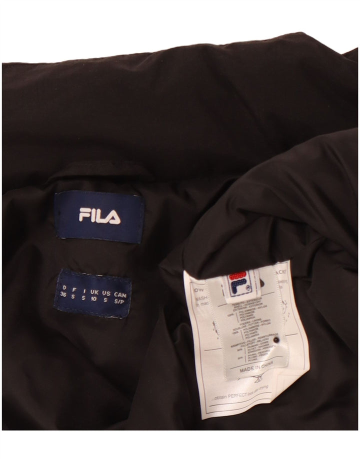 FILA Veste matelassée femme UK 10 Small Noir Polyamide