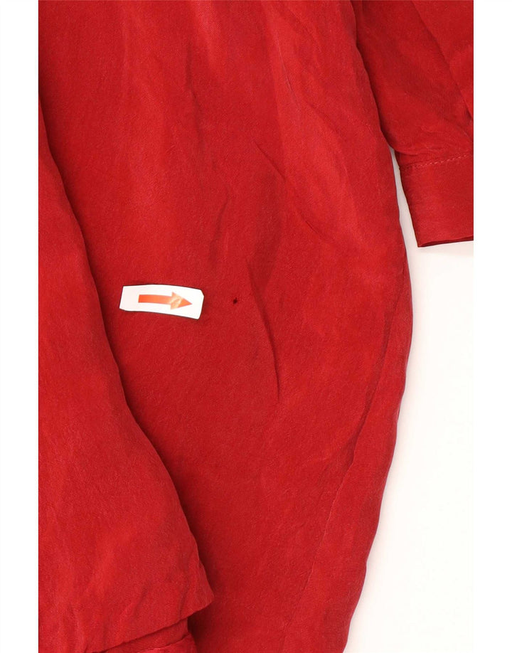 Cos Robe basique à manches longues pour femme, coupe ample, EU 36, petit rouge Cupro