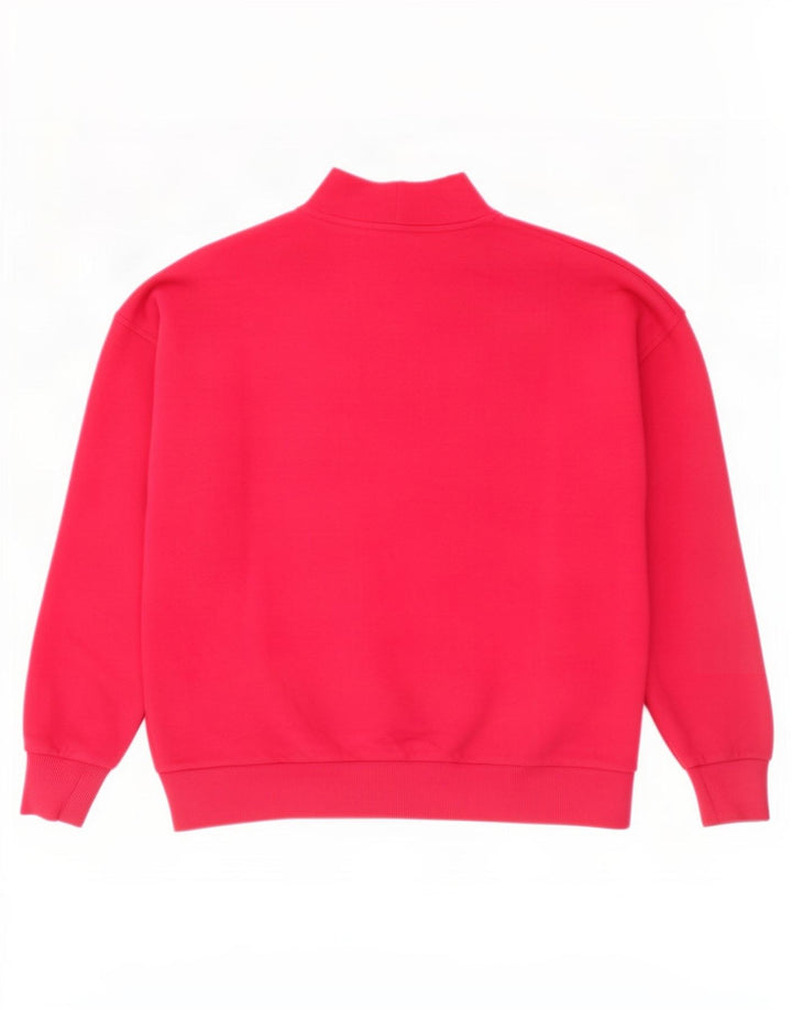 Colmar Sweat-shirt surdimensionné graphique pour femme UK 10 Petit coton rose