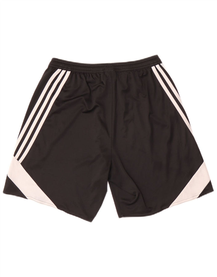 Adidas Short de sport pour homme en polyester color block noir moyen
