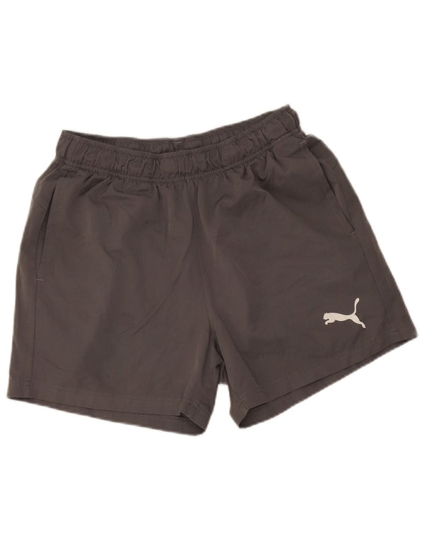 Puma Short de sport pour femme UK 14 Gris moyen Polyester