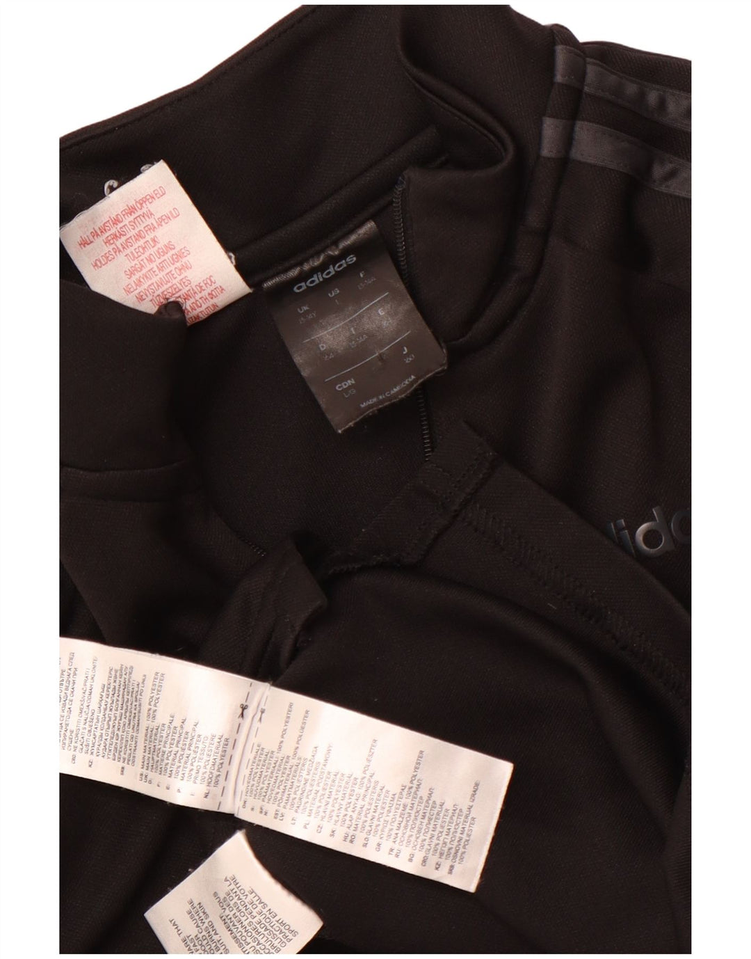 Adidas Haut de survêtement Climalite Zip Neck pour garçon 13-14 ans Noir