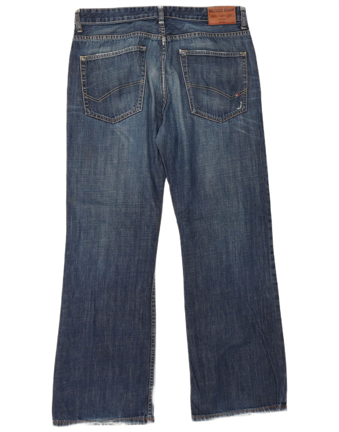 Tommy Hilfiger Jean Bootcut Homme W36 L32 Bleu Marine Coton