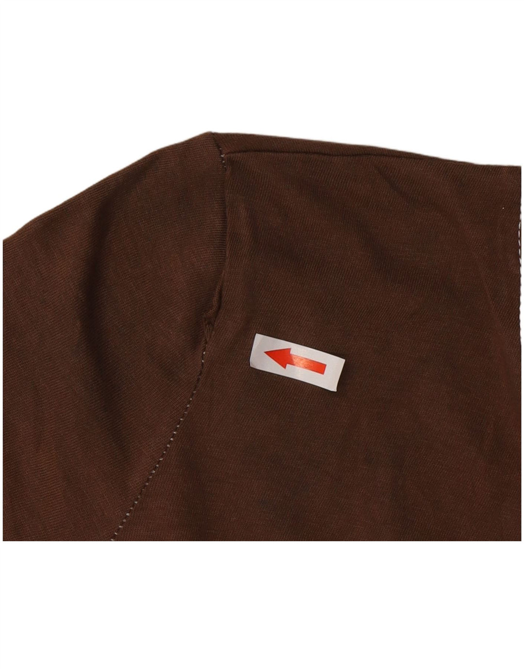 Zara T-Shirt Femme Top UK 10 Petit Marron