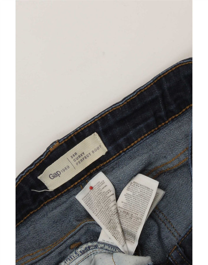 Gap Jean Bootcut Curvy Femme W26 L30 Bleu Marine Coton