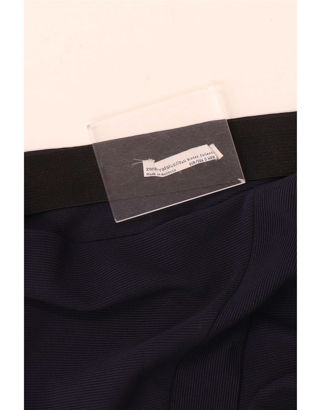Jupe Crayon Femme Zara Petite W26 Bleu Marine