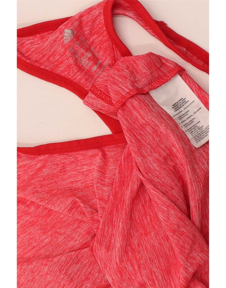 Adidas Femmes Climalite Débardeur UK 12/14 Rose Moyen Moucheté Polyester