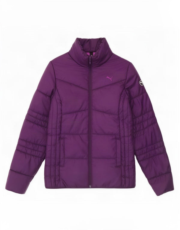 Puma Veste rembourrée pour femme UK 14 Large Violet Polyester