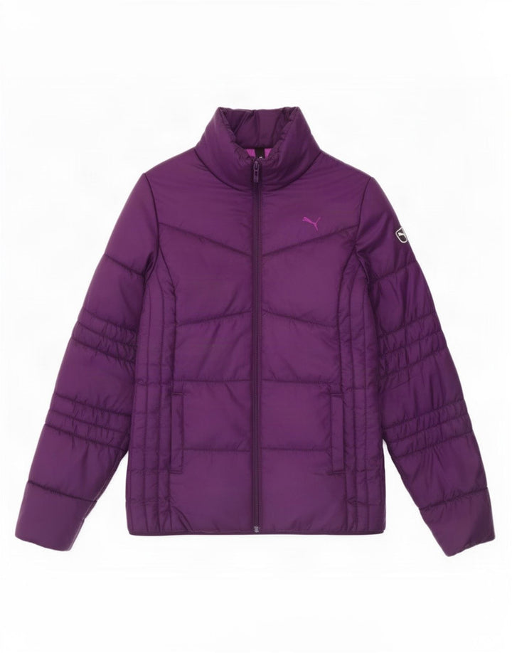Puma Veste rembourrée pour femme UK 14 Large Violet Polyester