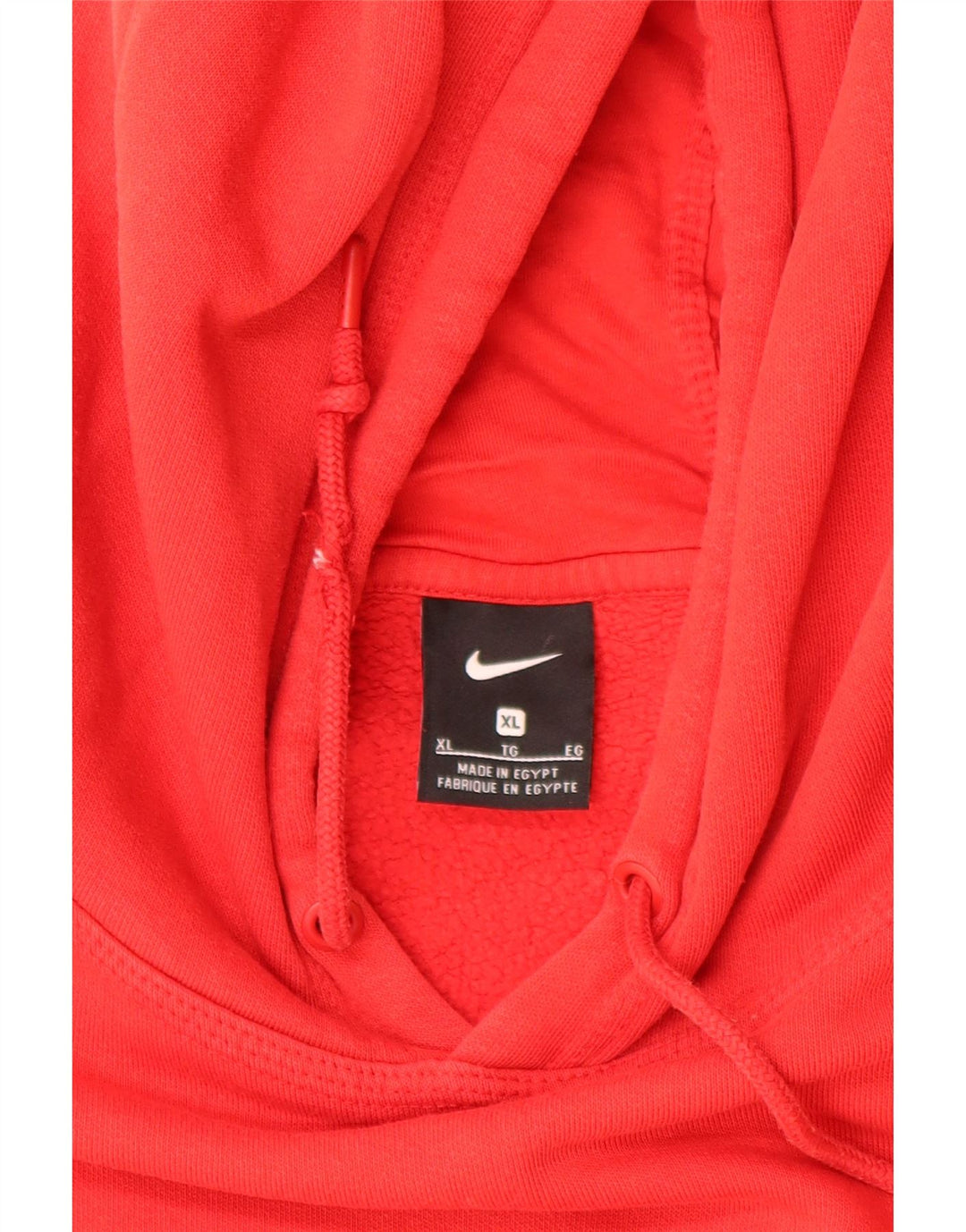 Nike Pull à capuche pour homme XL Rouge Coton