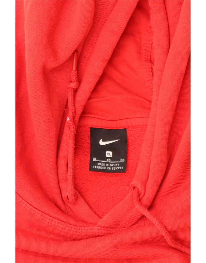 Nike Pull à capuche pour homme XL Rouge Coton