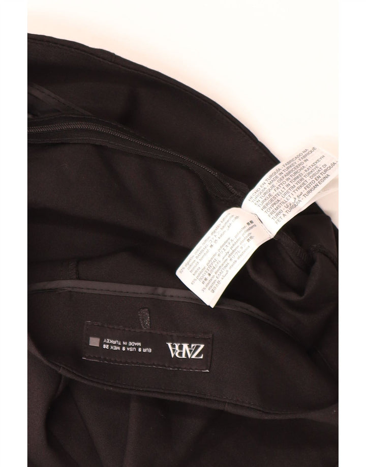 Zara Pantalon Chaud Femme Petit W26 Noir