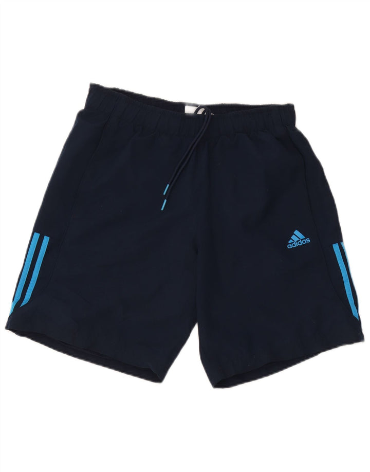 Adidas Short de sport Climalite Homme Bleu Marine Moyen Polyester