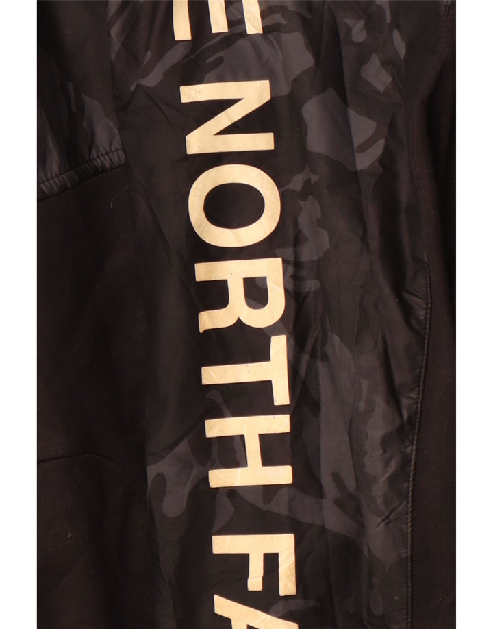 THE NORTH FACE Pull à capuche zippé graphique pour hommes, petit, noir, sport