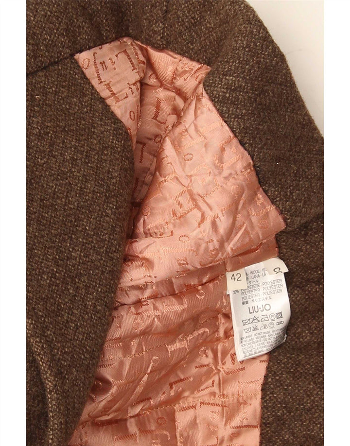 Liu Jo Manteau Femme IT 42 Laine Marron Moyen